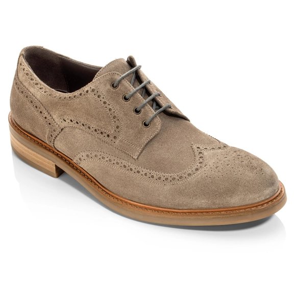 To Boot New York Jennings Wingtip Oxford Tan Brown MSRP $395 - Picture 1 of 11